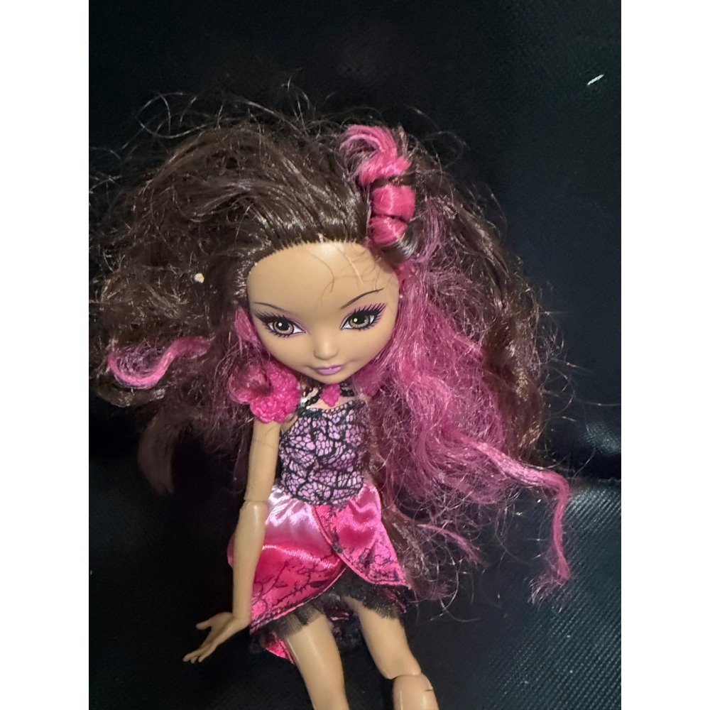 Mattel Ever After High Briar Beauty Doll Pink Black Lace Dress Brunette